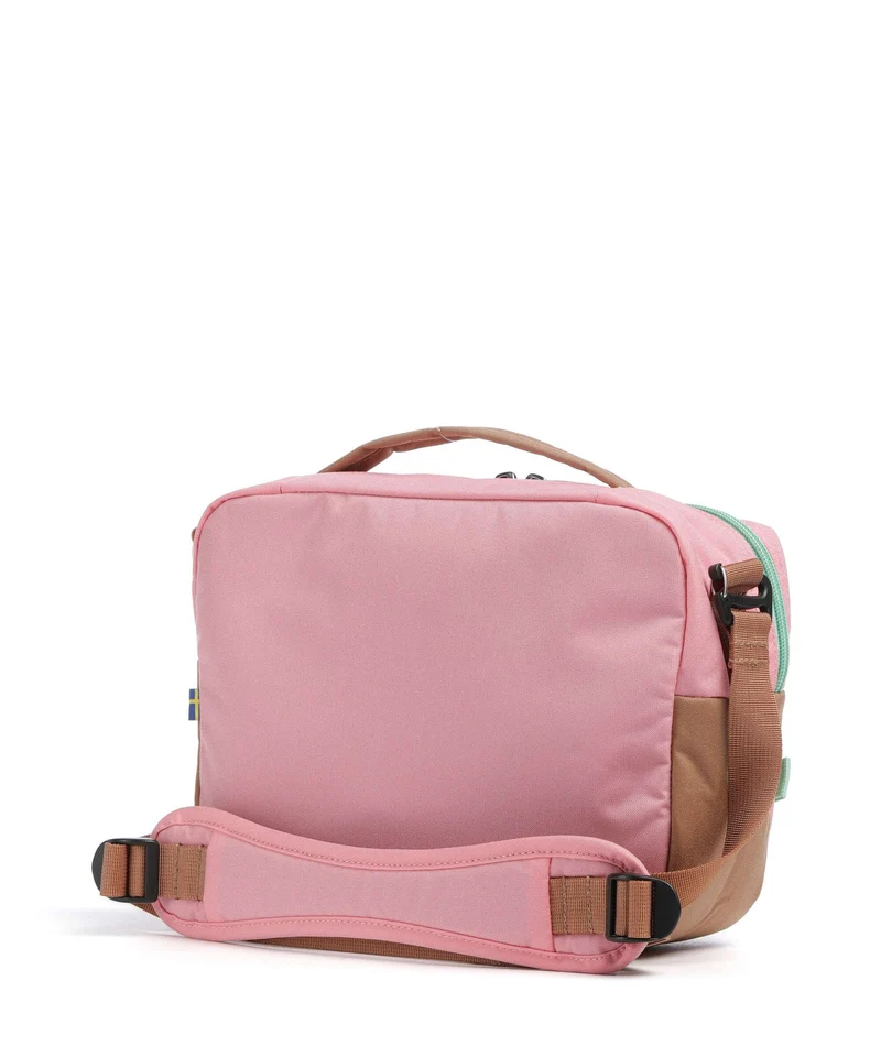 Fjällräven Vardag 6 Umhängetasche poppy pink/khaki dust