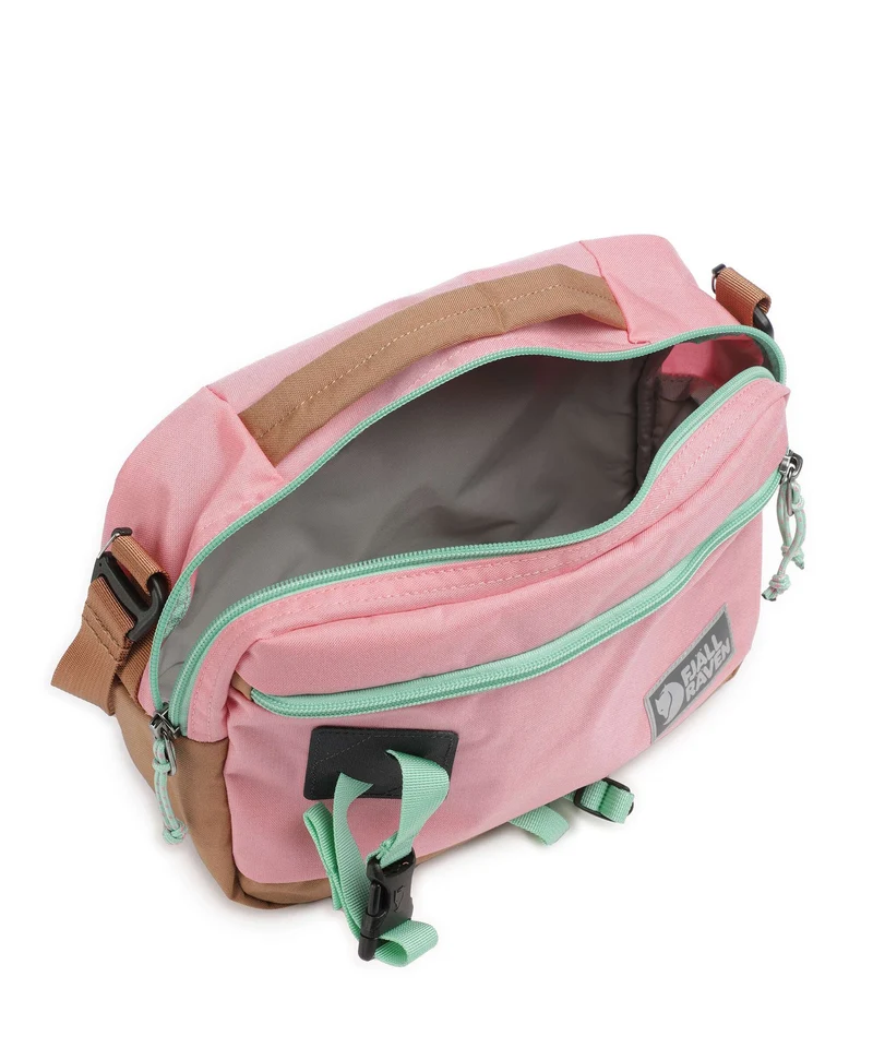 Fjällräven Vardag 6 Umhängetasche poppy pink/khaki dust