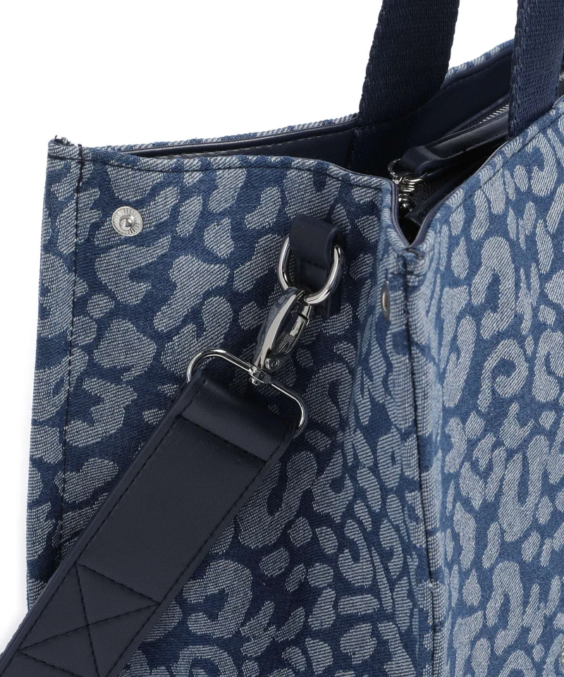Liu Jo Soft L Handtasche den blue animalier