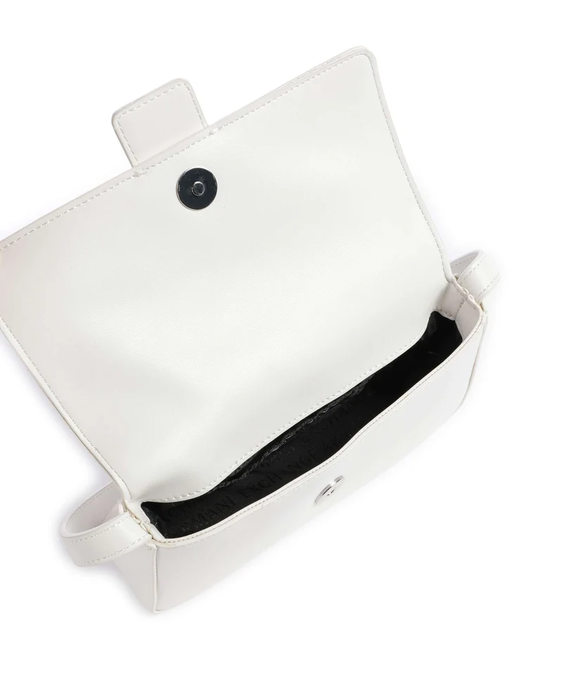Armani Exchange Wonder Mini Umhängetasche off white