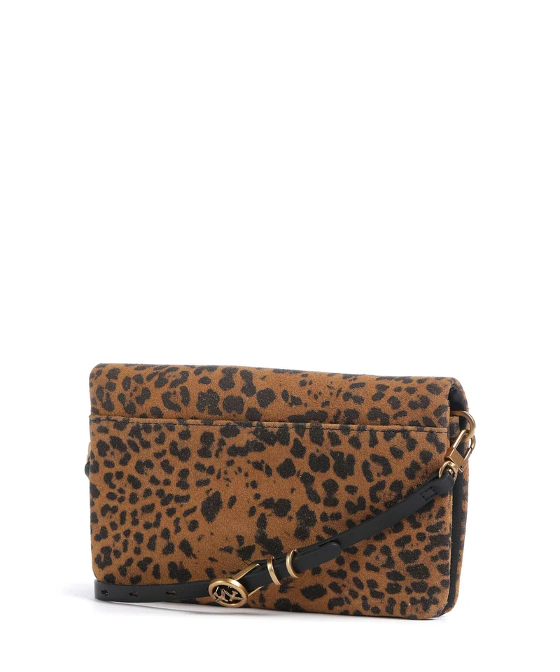 Pinko Click Soft Mini Umhängetasche maculato/marrone/antique gold