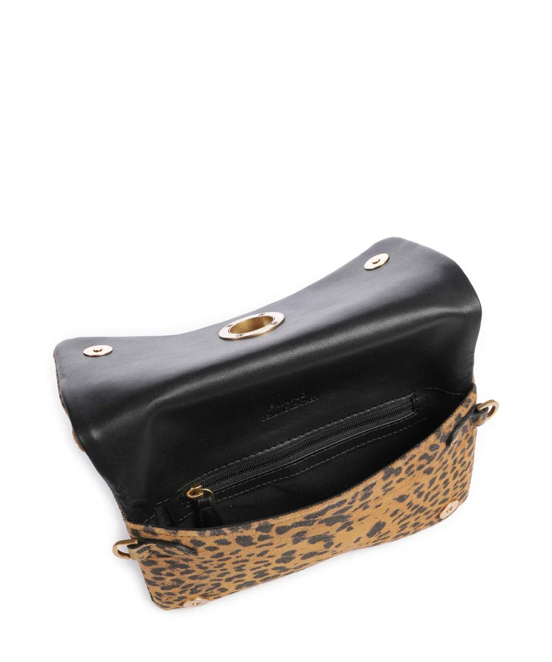 Pinko Click Soft Mini Umhängetasche maculato/marrone/antique gold