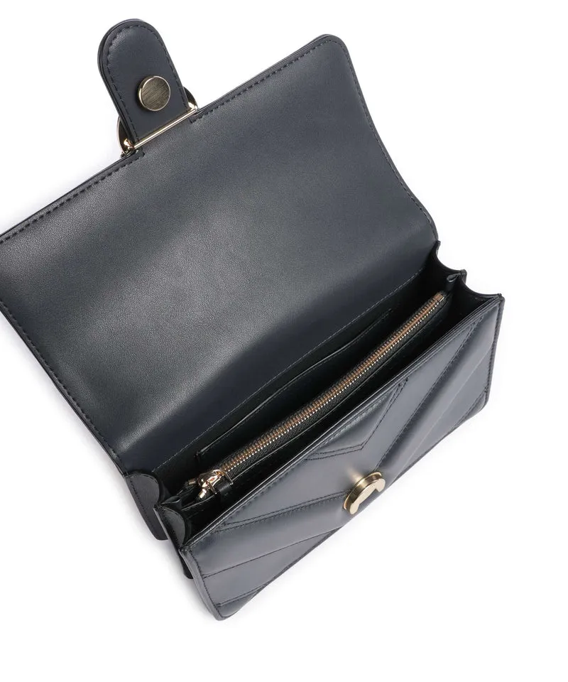 Pinko Love One Mini Schultertasche grigio asfalto/oro mordore