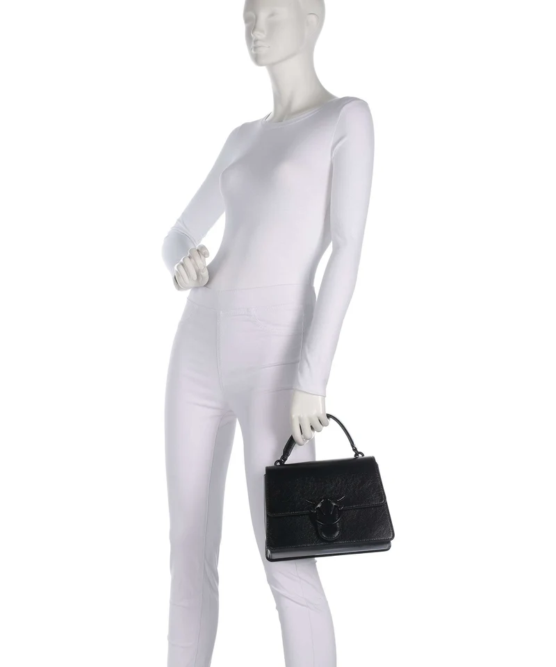 Pinko Love One Classic Handtasche nero limousine block color
