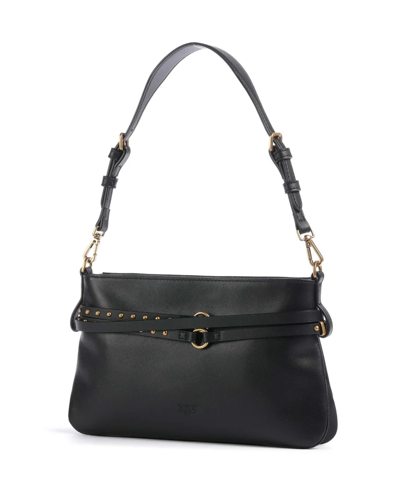 Pinko Belt Mini Schultertasche nero/antique gold