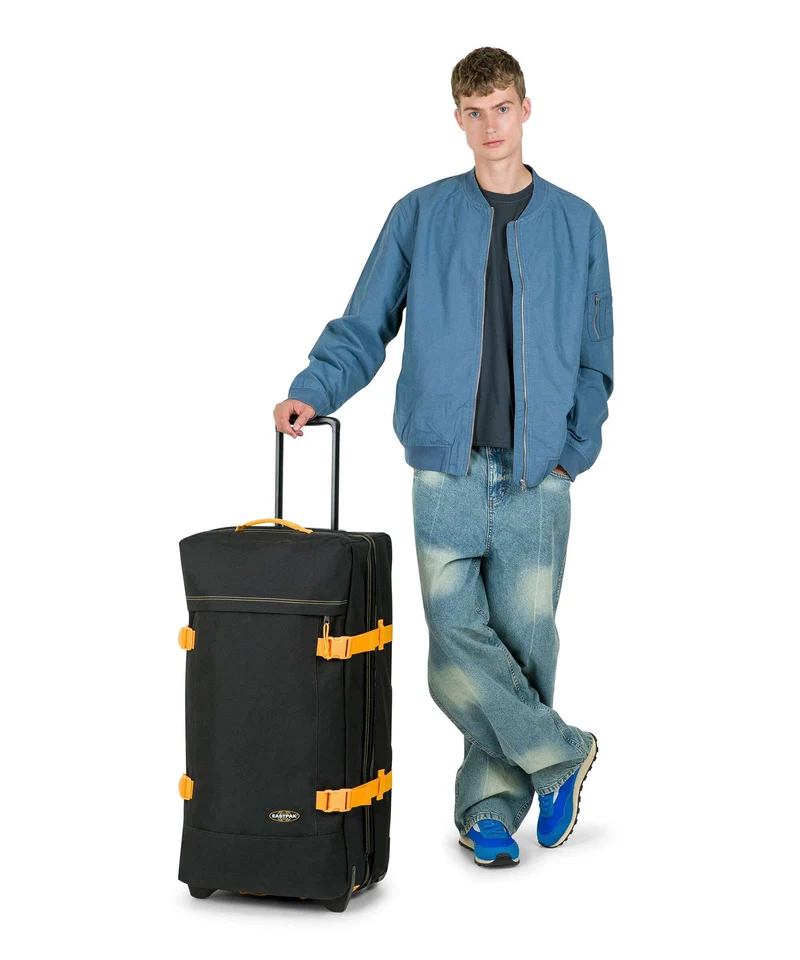 Eastpak Tranverz L Rollenreisetasche kontrast mango