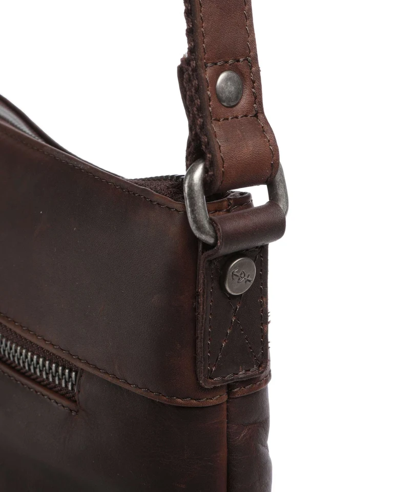 The Chesterfield Brand Wax Pull Up Cow Cartagena Umhängetasche brown