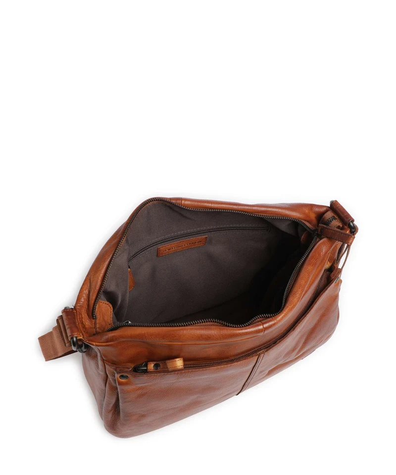 Spikes & Sparrow Apache Charmayne Schultertasche brandy