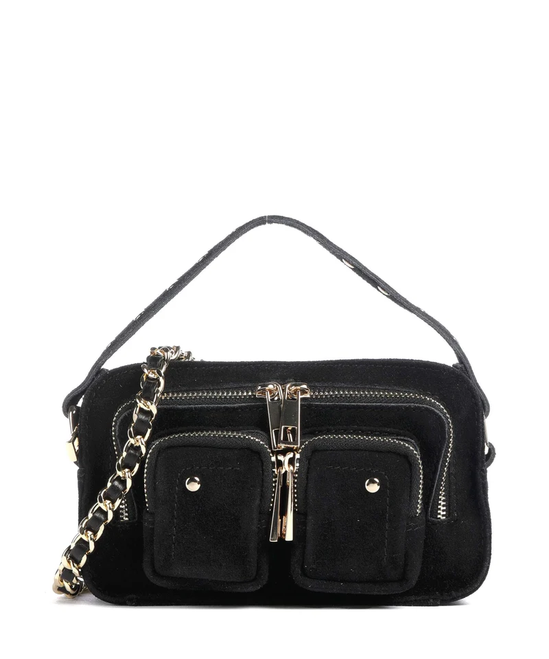 Núnoo Suede Helena Umhängetasche black