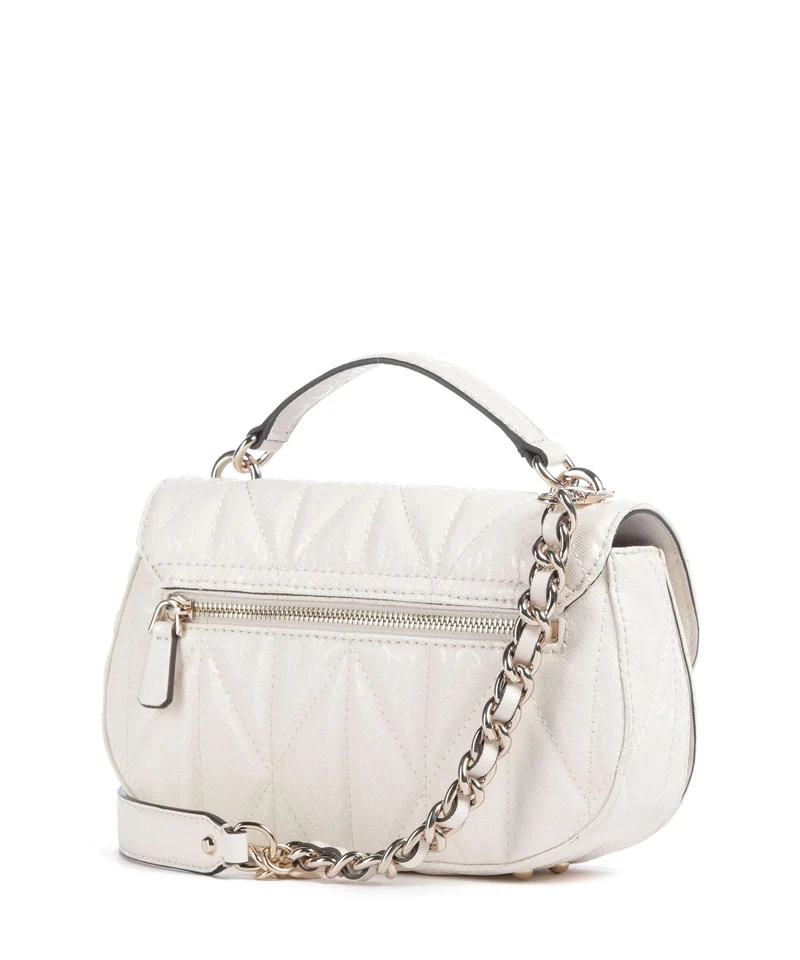 Guess Aldina G-Shine Umhängetasche offwhite