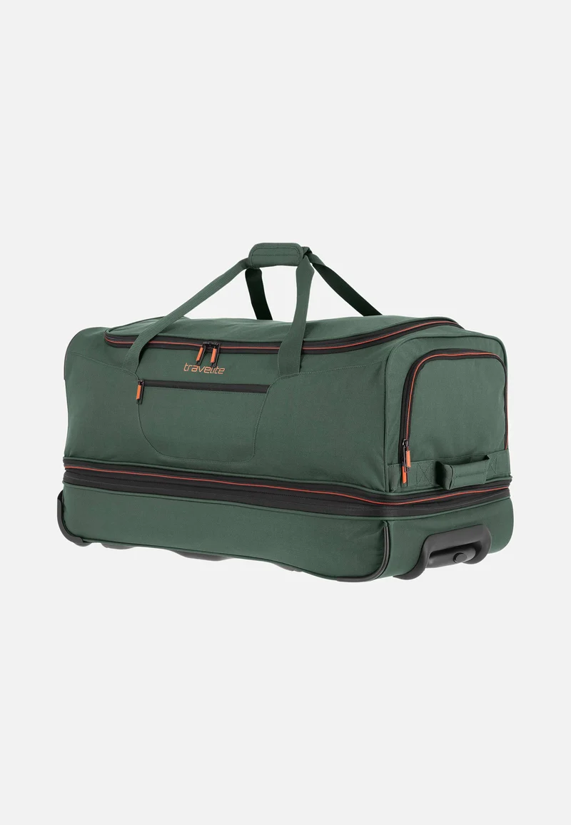 Basics Trolley L Dunkelgrün - Reisetasche mit Rollen