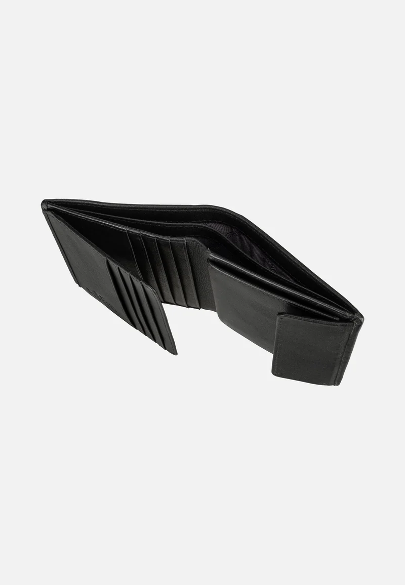 Hannes Coin Wallet Carré 8Cs Schwarz - Portemonnaie