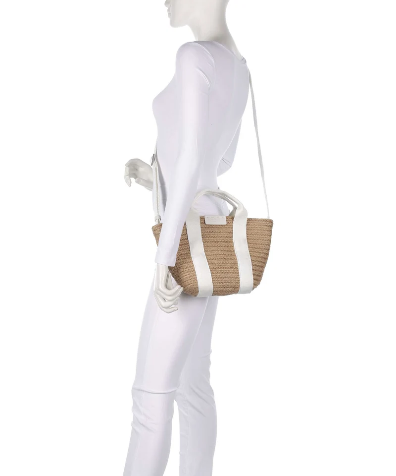 Marc O'Polo Meria Umhängetasche white cotton