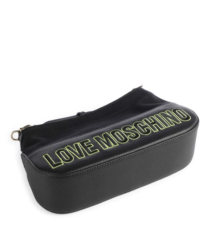 Love Moschino Free Time Schultertasche nero/lime