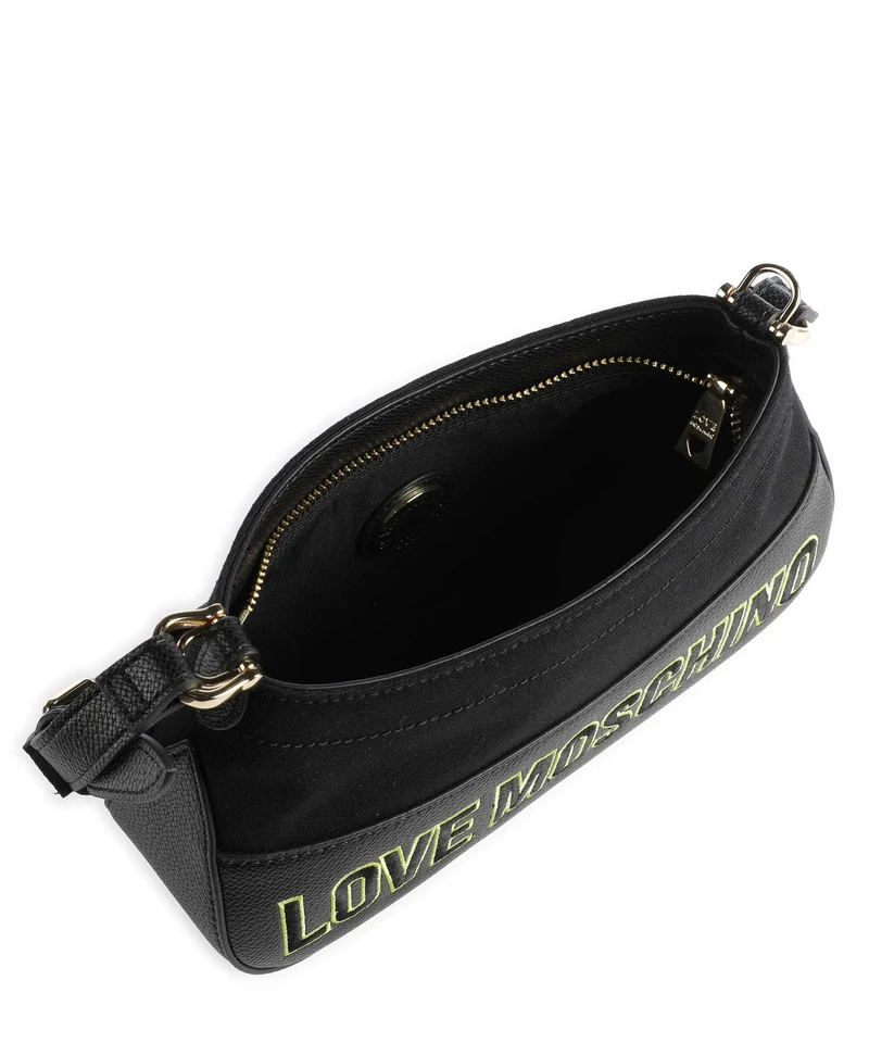 Love Moschino Free Time Schultertasche nero/lime