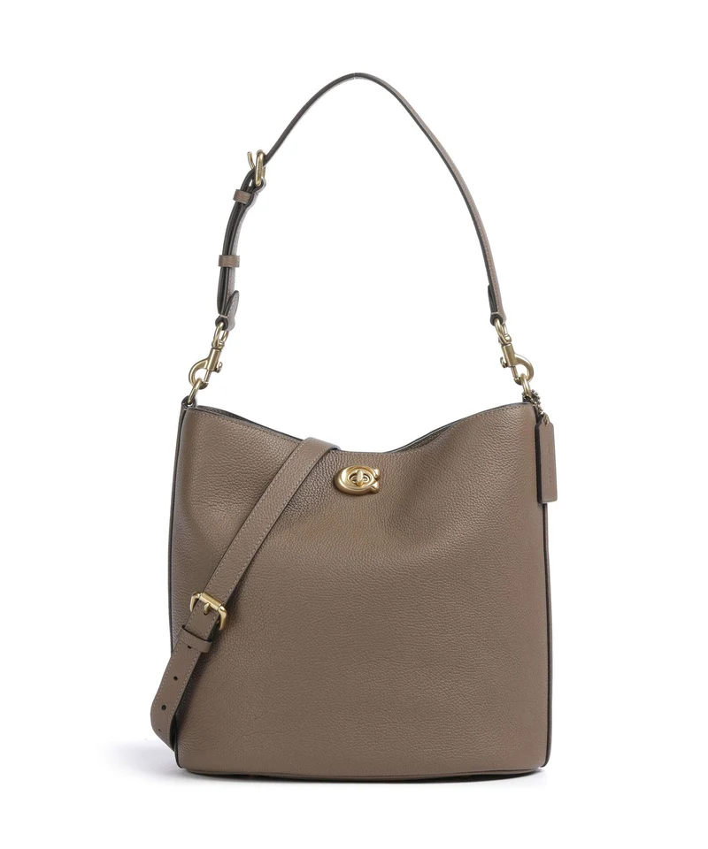 Coach Willow Soft Beuteltasche dark stone