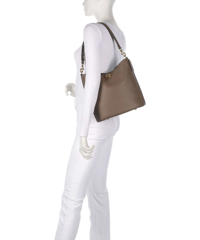 Coach Willow Soft Beuteltasche dark stone