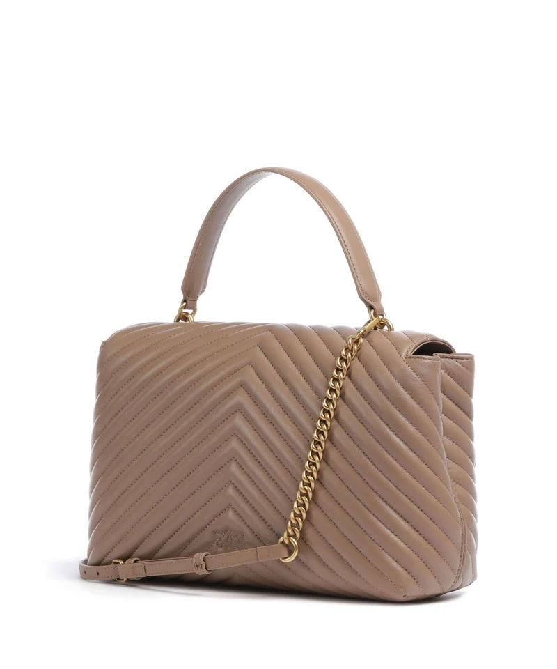 Pinko Love Lady Puff Big Handtasche biscotto zenzero
