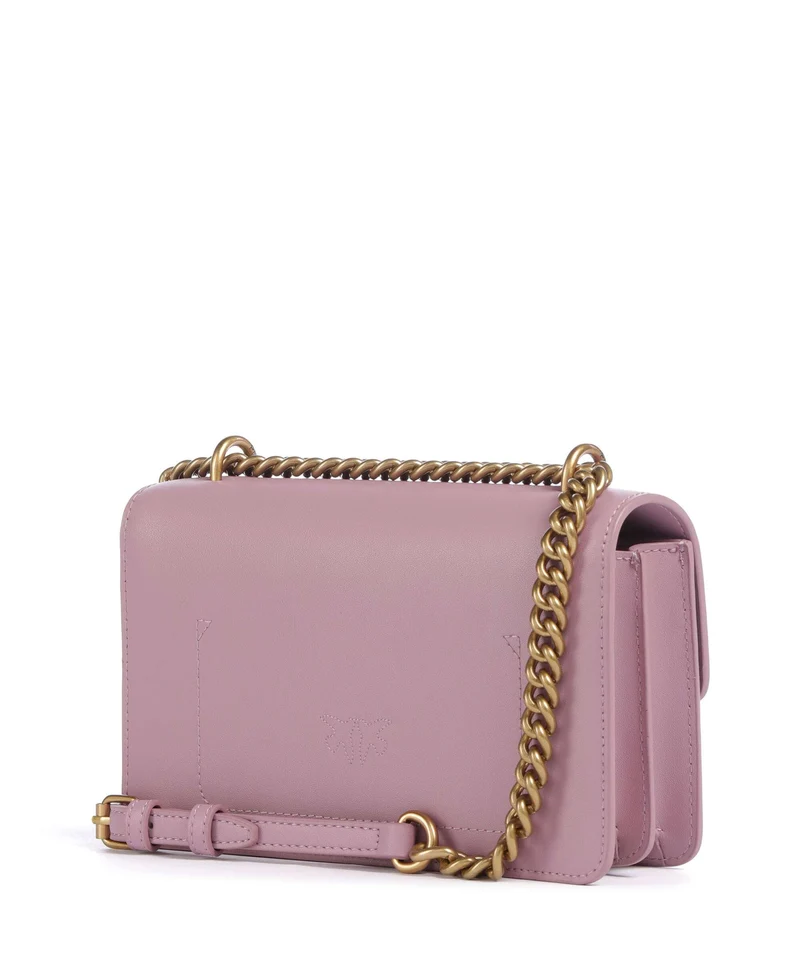 Pinko Love One Mini Schultertasche viola/antique gold