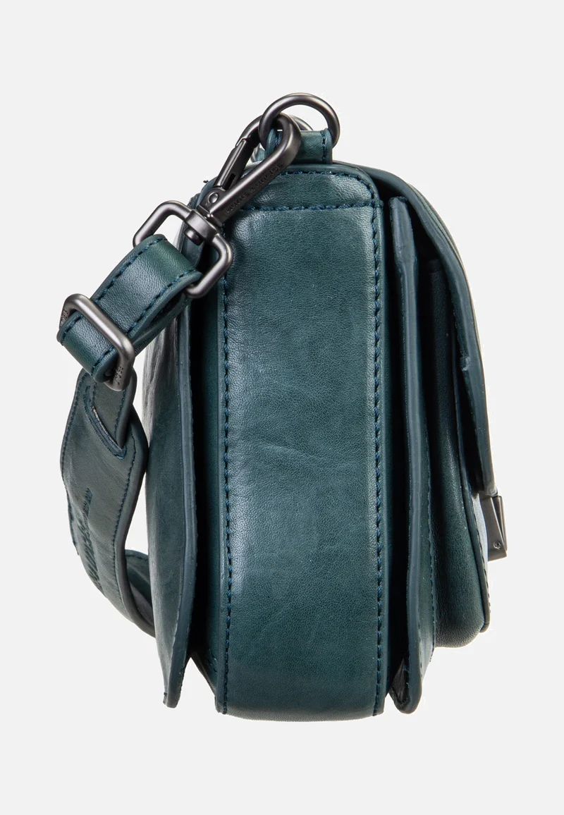 Mrs. Waffle Green Jewel - Saddle Bag