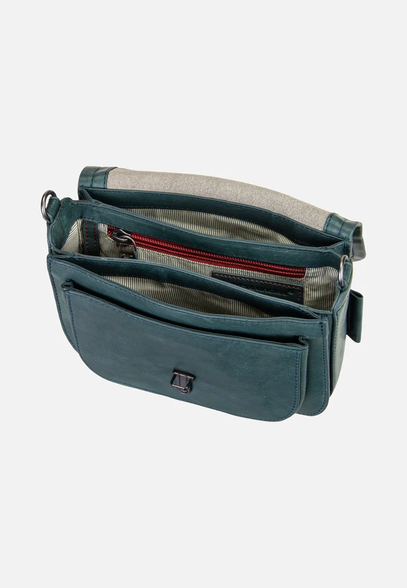 Mrs. Waffle Green Jewel - Saddle Bag
