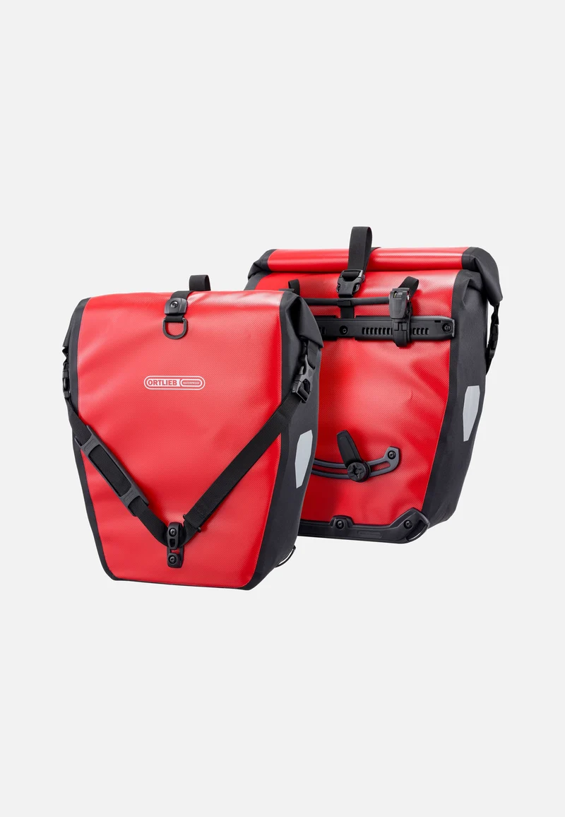 Back-Roller Rot Schwarz - Fahrradtasche
