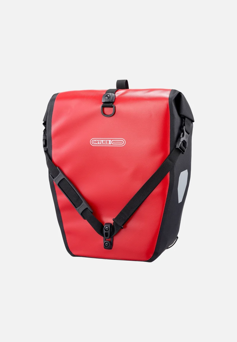 Back-Roller Rot Schwarz - Fahrradtasche
