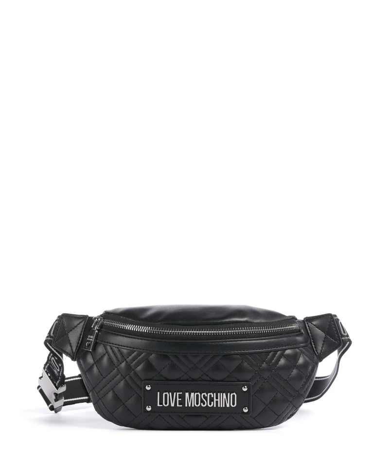 Love Moschino Quilted Gürteltasche black