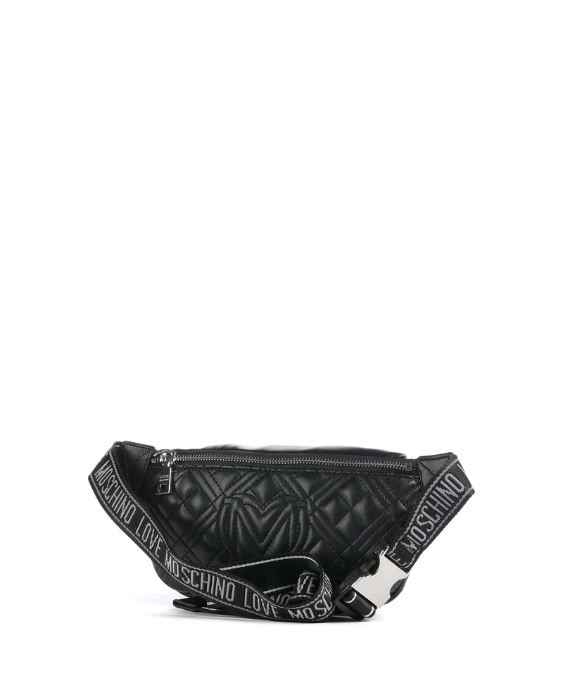 Love Moschino Quilted Gürteltasche black