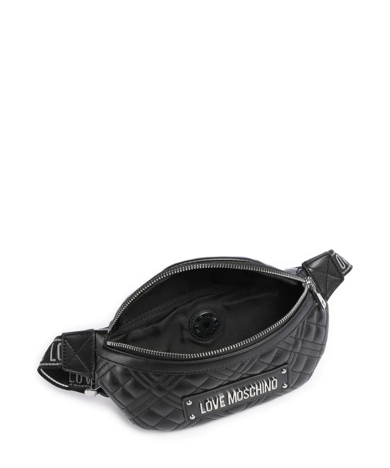 Love Moschino Quilted Gürteltasche black