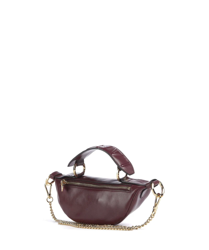 Lancel Origami Mini Umhängetasche cassis