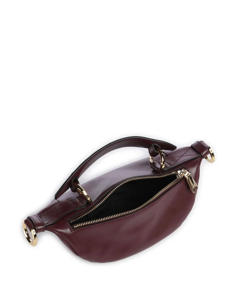 Lancel Origami Mini Umhängetasche cassis