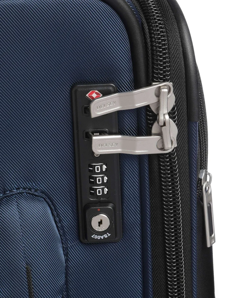 Delsey Paris Sky Max 2.0 4-Rollen Trolley blau