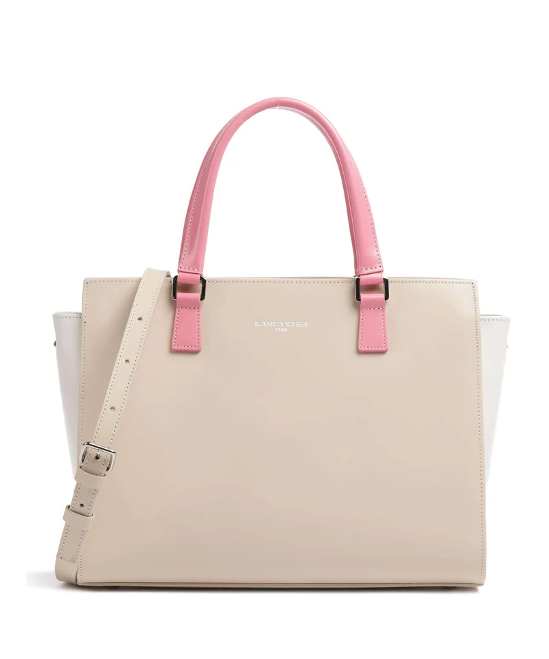 Lancaster Smooth Handtasche beige