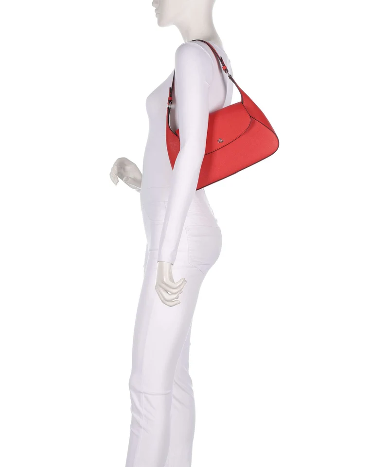 Lauren Ralph Lauren Schylar Medium Schultertasche bright vermillion