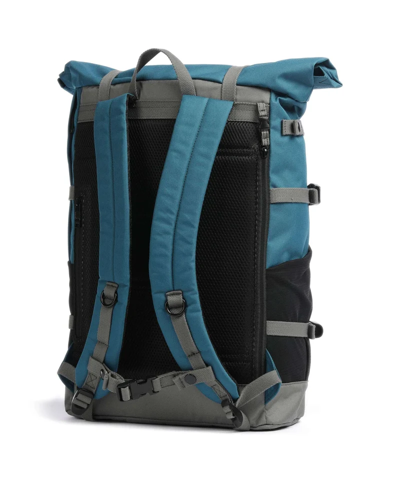 Doughnut Paratrooper Rolltop Rucksack grey/teal