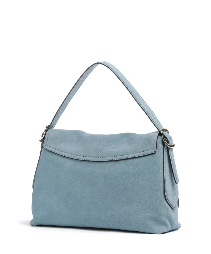 Abro Suede Carina Schultertasche sapphire