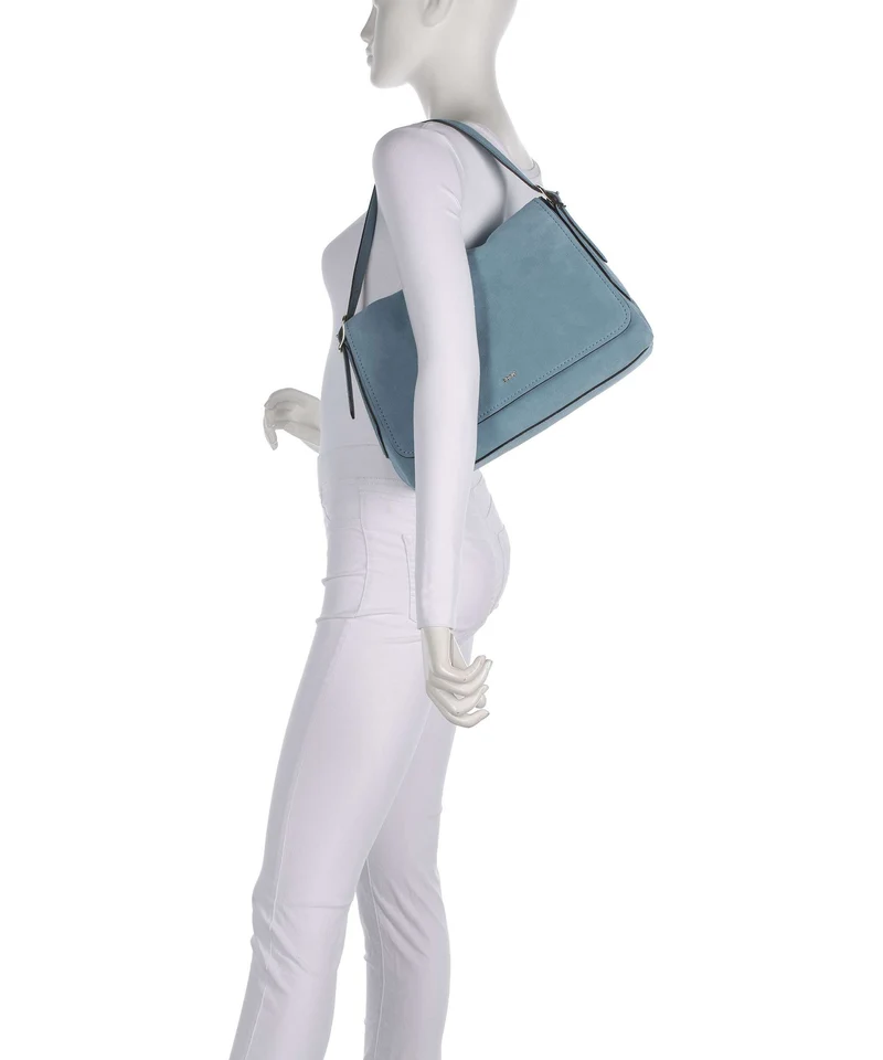 Abro Suede Carina Schultertasche sapphire