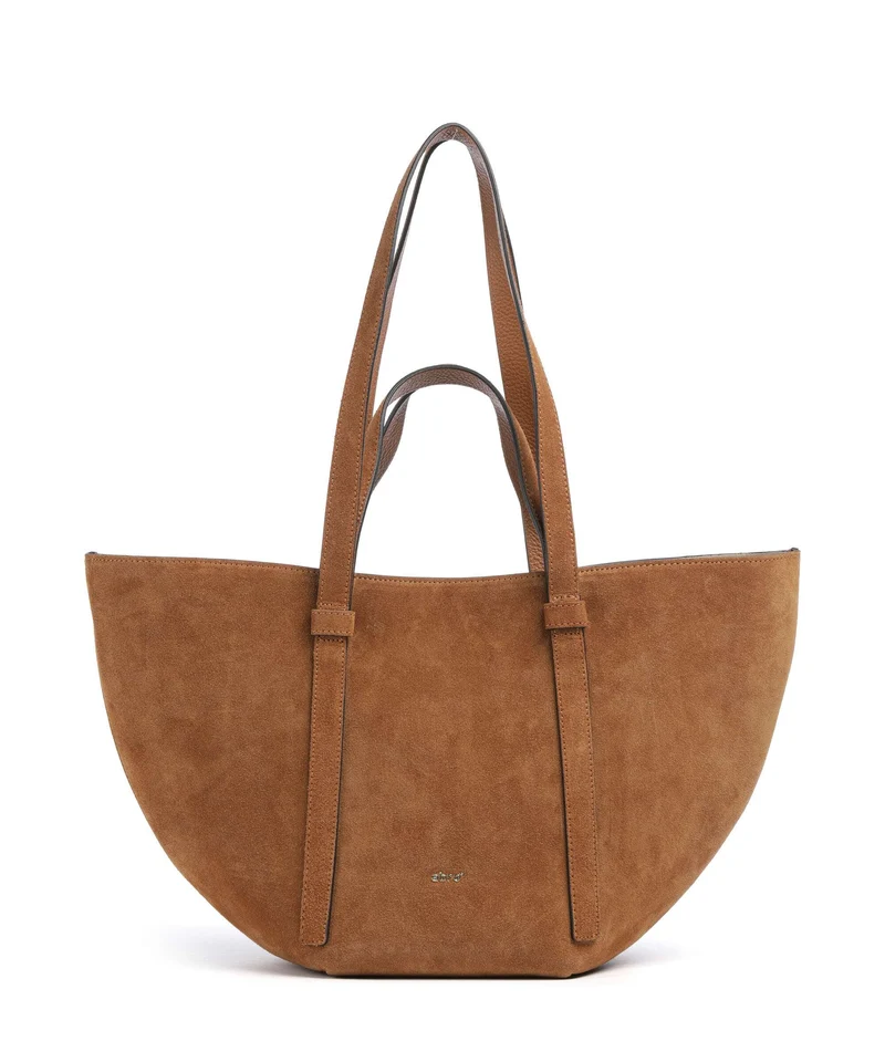 Abro Suede Cosmo Medium Shopper cuoio