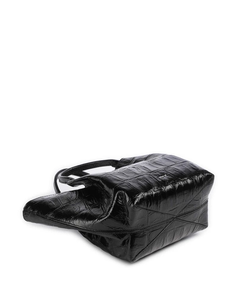 Abro Maxi Cocco Essential Small Handtasche black/nickel