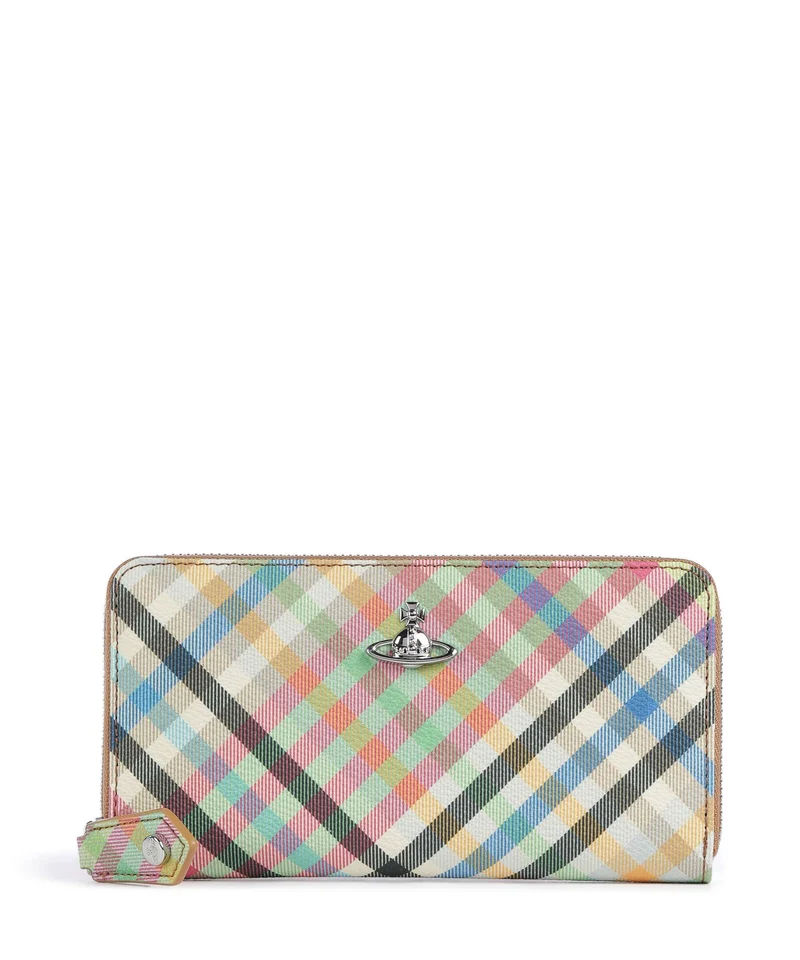 Vivienne Westwood Buccia D'Arancia Classic Geldbörse heather plaid