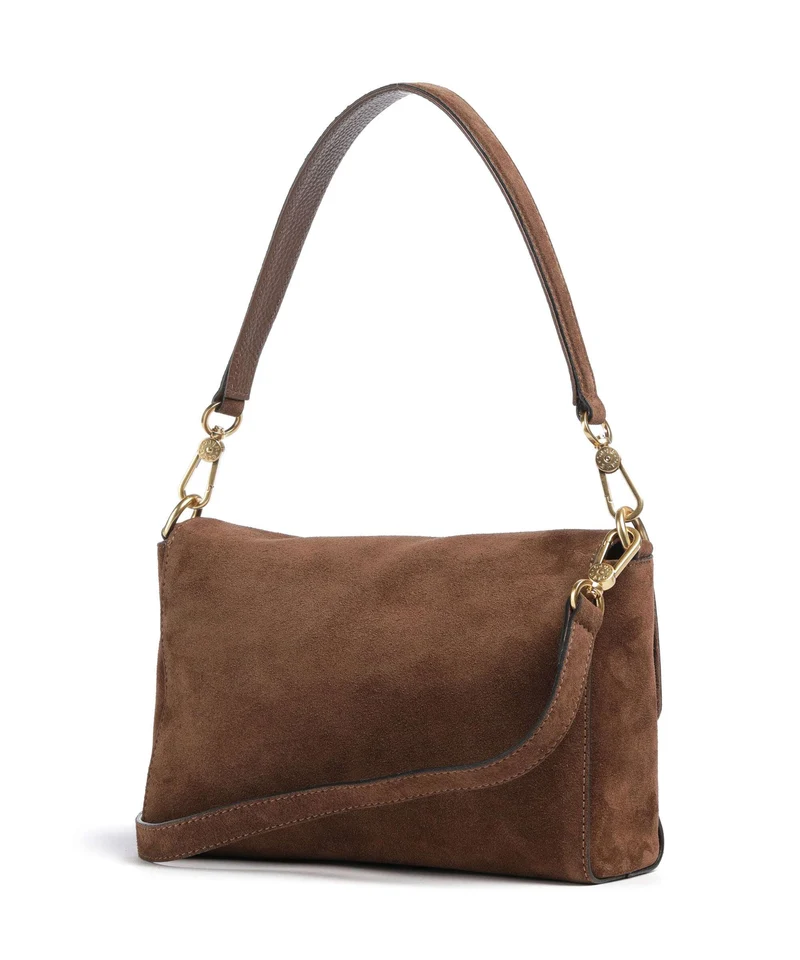 Abro Suede Temi Schultertasche wood