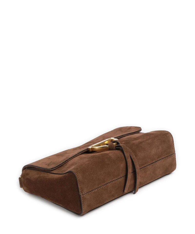Abro Suede Temi Schultertasche wood