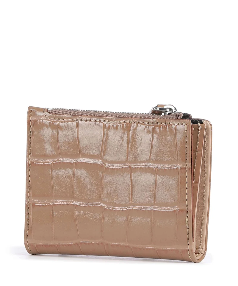 Vivienne Westwood Embossed Croc Slim Geldbörse dusty pink