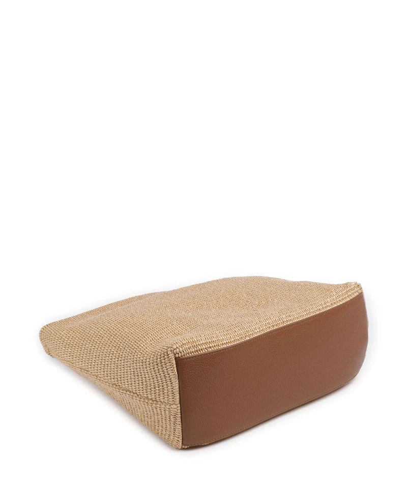 Abro Raffia Kaia Beuteltasche natural
