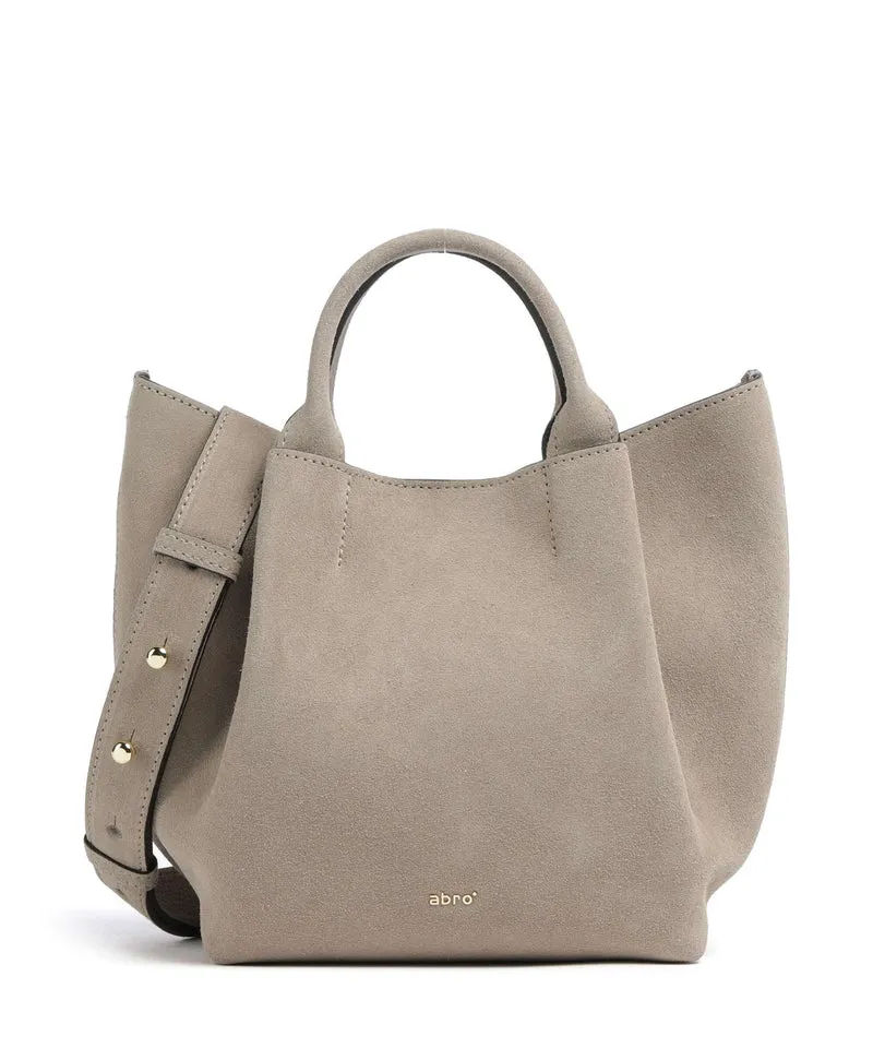 Abro Suede Essential Small Handtasche siena
