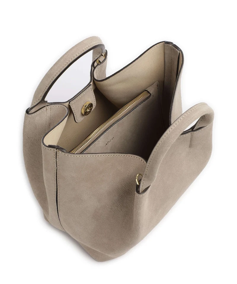 Abro Suede Essential Small Handtasche siena