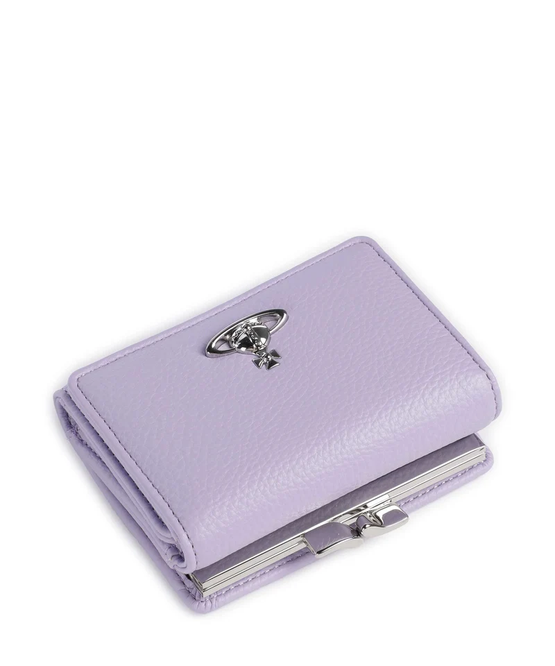 Vivienne Westwood Frame Grain Small Geldbörse lilac