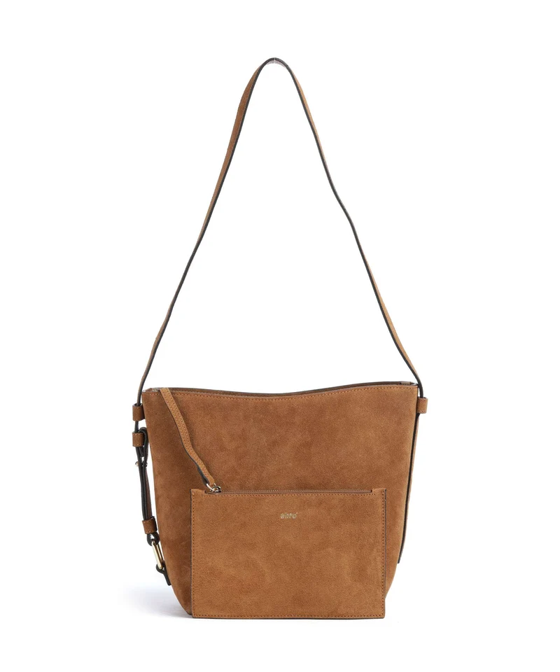 Abro Suede Cosmo Umhängetasche cuoio