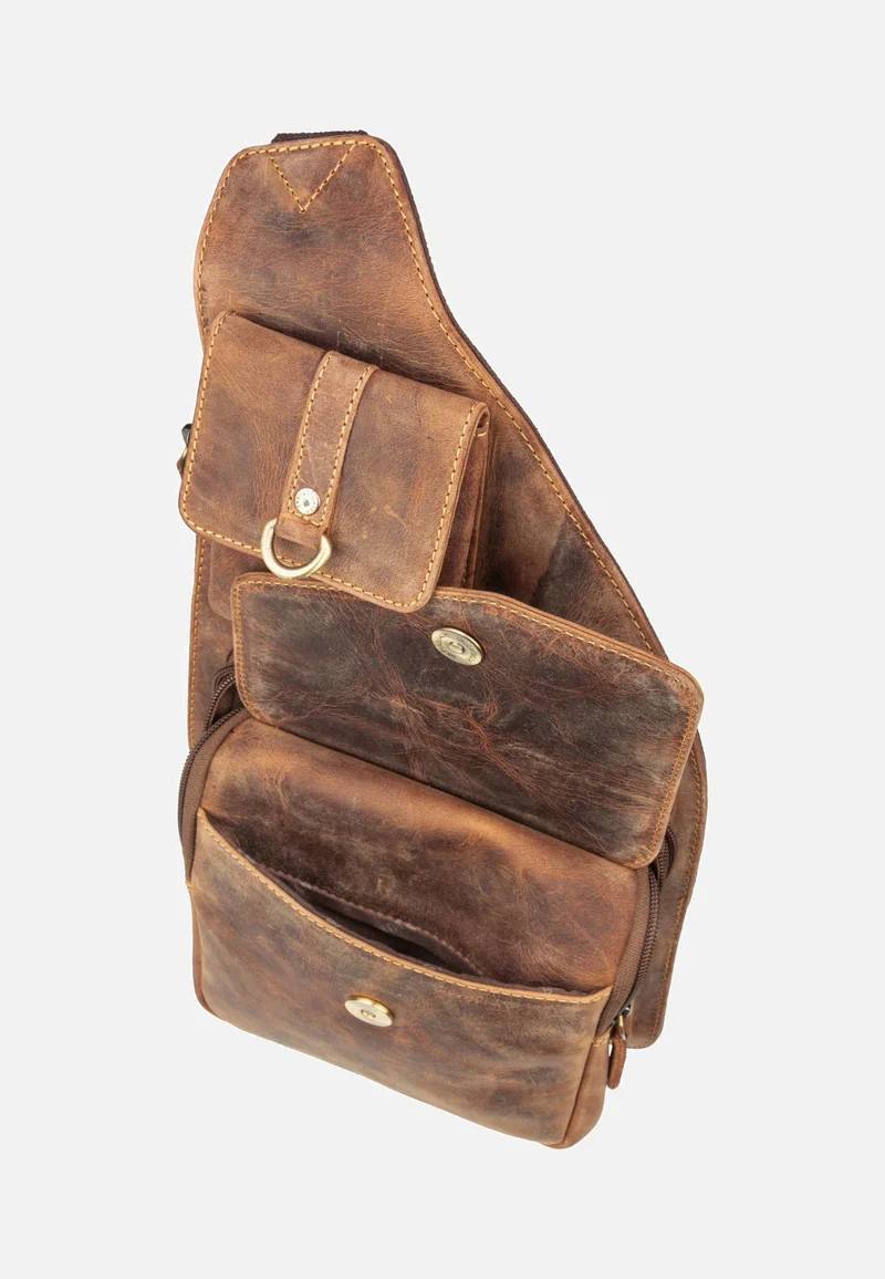 Vintage 1559 Bodybag Sattelbraun - Sling Bag